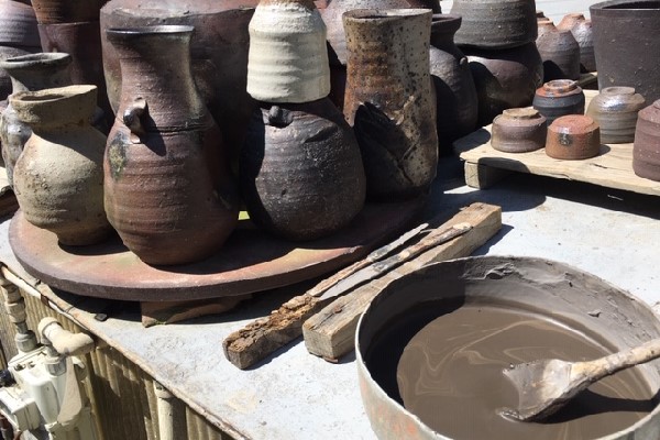 Pottery Footpath and visiting a workshop<br><br>
